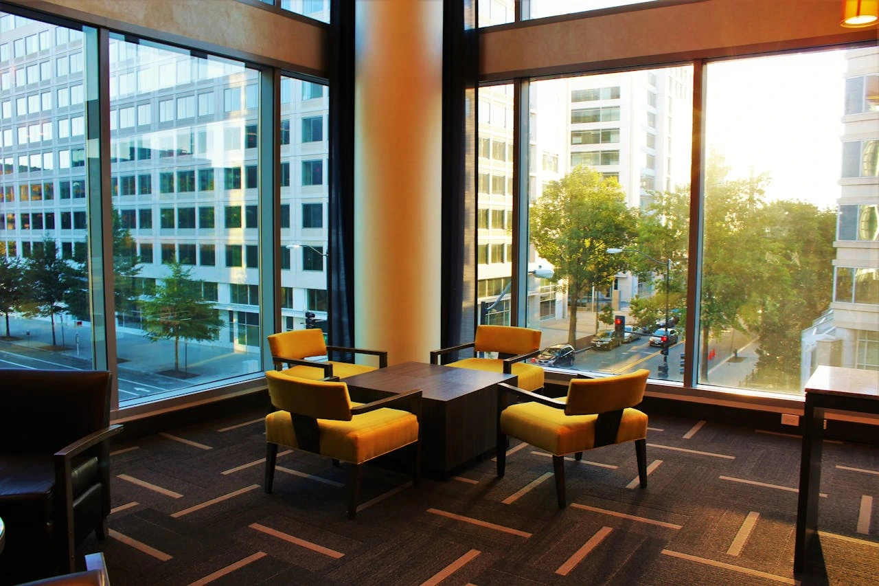 Chairs in office space